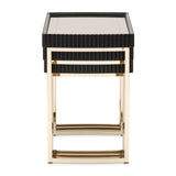 Lisbon Silken Matte Black Nesting Tables (Set of 3) - Ornate Home