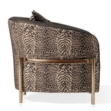 Lisbon Silken Matte Black/Onyx Accent Chair - Ornate Home