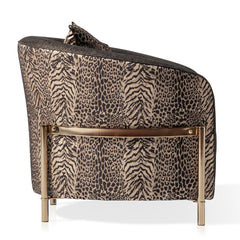 Lisbon Silken Matte Black/Onyx Accent Chair - Ornate Home