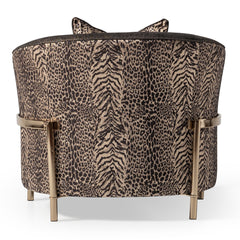 Lisbon Silken Matte Black/Onyx Accent Chair - Ornate Home