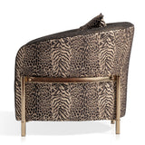 Lisbon Silken Matte Black/Onyx Accent Chair - Ornate Home