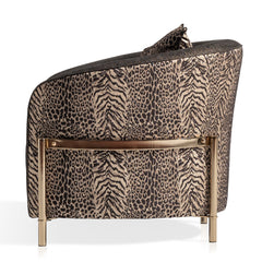 Lisbon Silken Matte Black/Onyx Accent Chair - Ornate Home