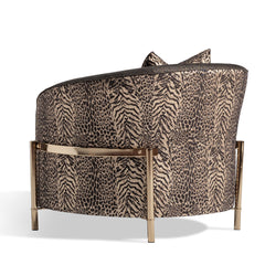 Lisbon Silken Matte Black/Onyx Accent Chair - Ornate Home