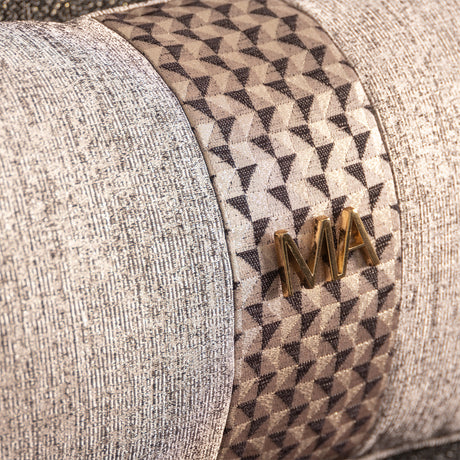 Lisbon Silken Matte Black/Onyx Sofa - Ornate Home