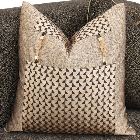 Lisbon Silken Matte Black/Onyx Sofa - Ornate Home