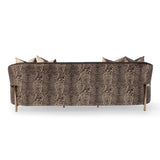 Lisbon Silken Matte Black/Onyx Sofa - Ornate Home