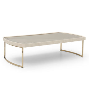 Lisbon Silken Matte Cream Cocktail Table - Ornate Home
