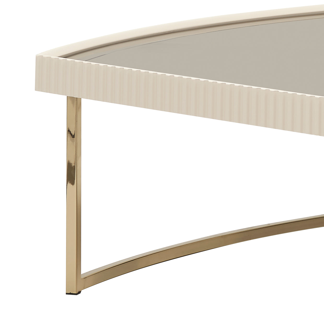 Lisbon Silken Matte Cream Cocktail Table - Ornate Home