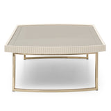 Lisbon Silken Matte Cream Cocktail Table - Ornate Home