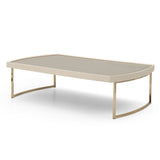 Lisbon Silken Matte Cream Cocktail Table - Ornate Home