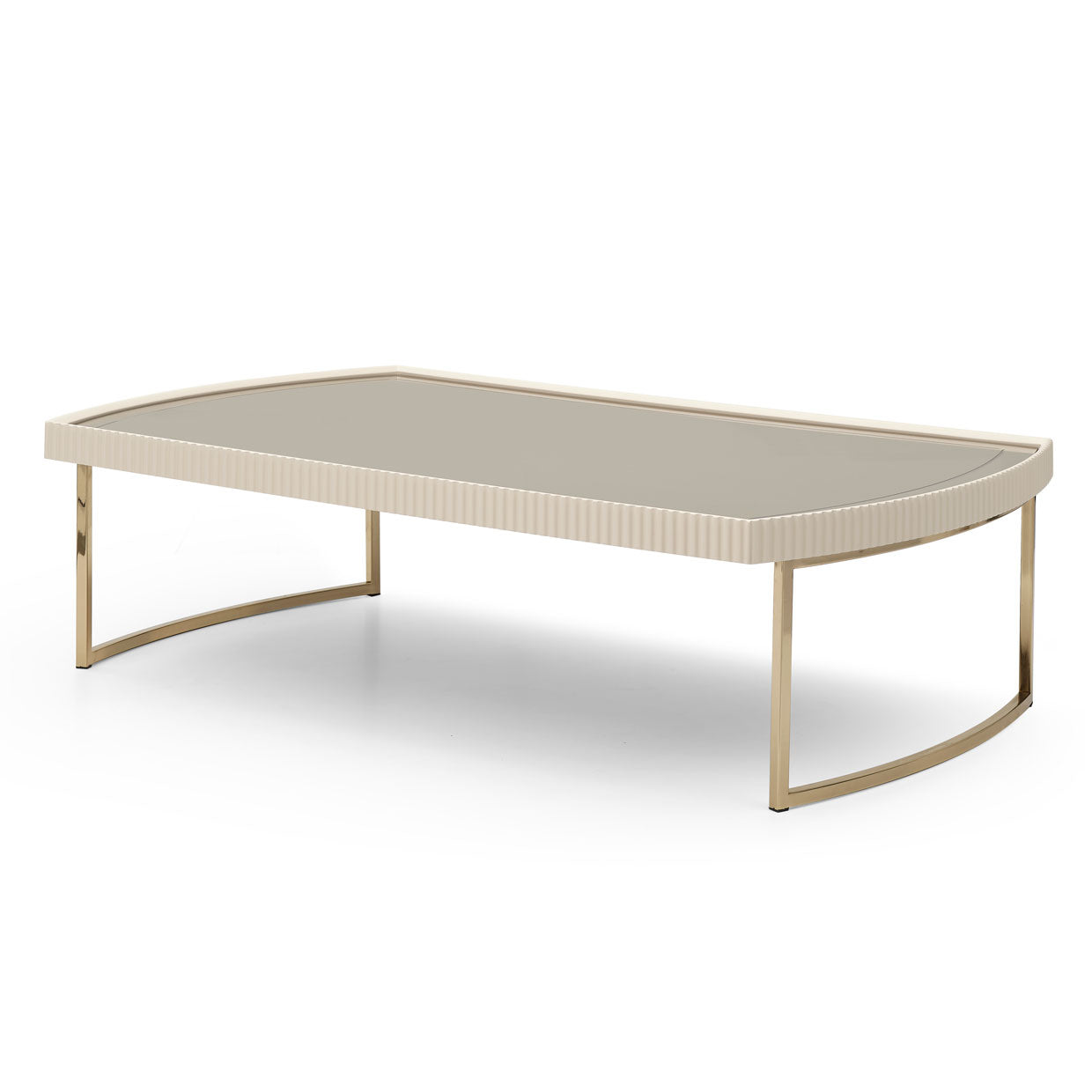Lisbon Silken Matte Cream Cocktail Table - Ornate Home