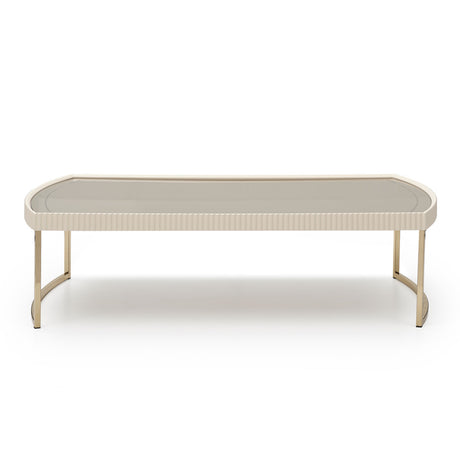 Lisbon Silken Matte Cream Cocktail Table - Ornate Home