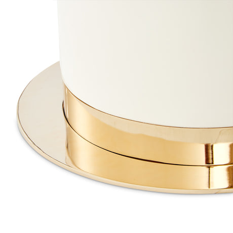 Lisbon Silken Matte Cream Double Pedestal Dining Table - Ornate Home