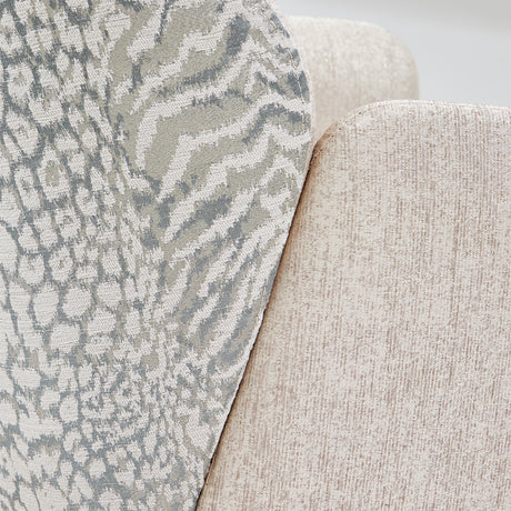 Lisbon Silken Matte Cream/Opal Dining Arm Chair - Ornate Home