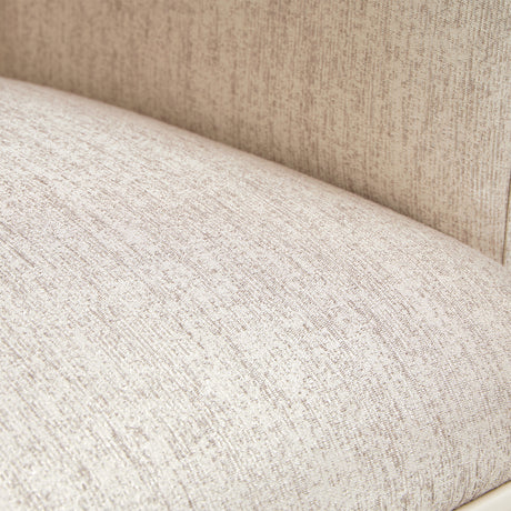 Lisbon Silken Matte Cream/Opal Dining Arm Chair - Ornate Home