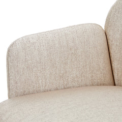 Lisbon Silken Matte Cream/Opal Dining Arm Chair - Ornate Home