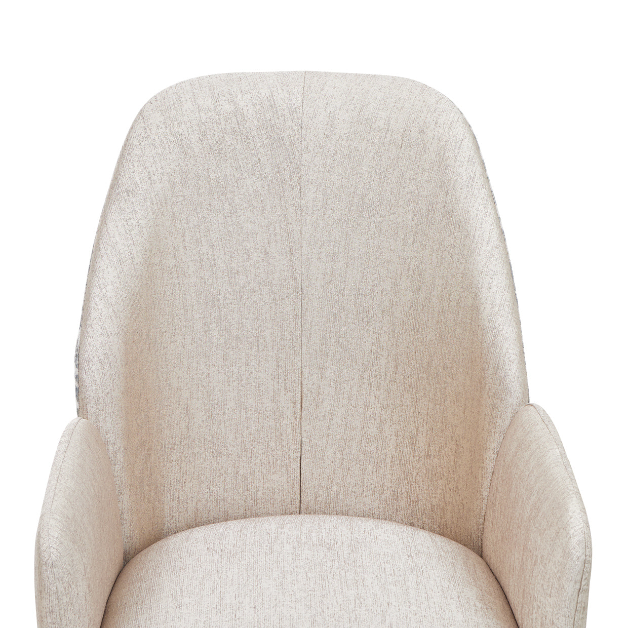 Lisbon Silken Matte Cream/Opal Dining Arm Chair - Ornate Home