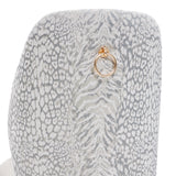 Lisbon Silken Matte Cream/Opal Dining Side Chair (Set of 2)