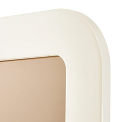 Lisbon Silken Matte Cream Wall Mirror - Ornate Home