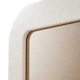 Lisbon Silken Matte Cream Wall Mirror - Ornate Home