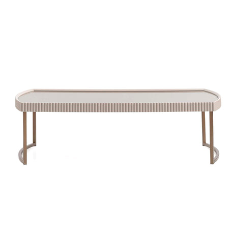 Lisbon Silky Cream Cocktail Table - Ornate Home