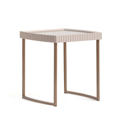 Lisbon Silky Cream Side Table - Ornate Home