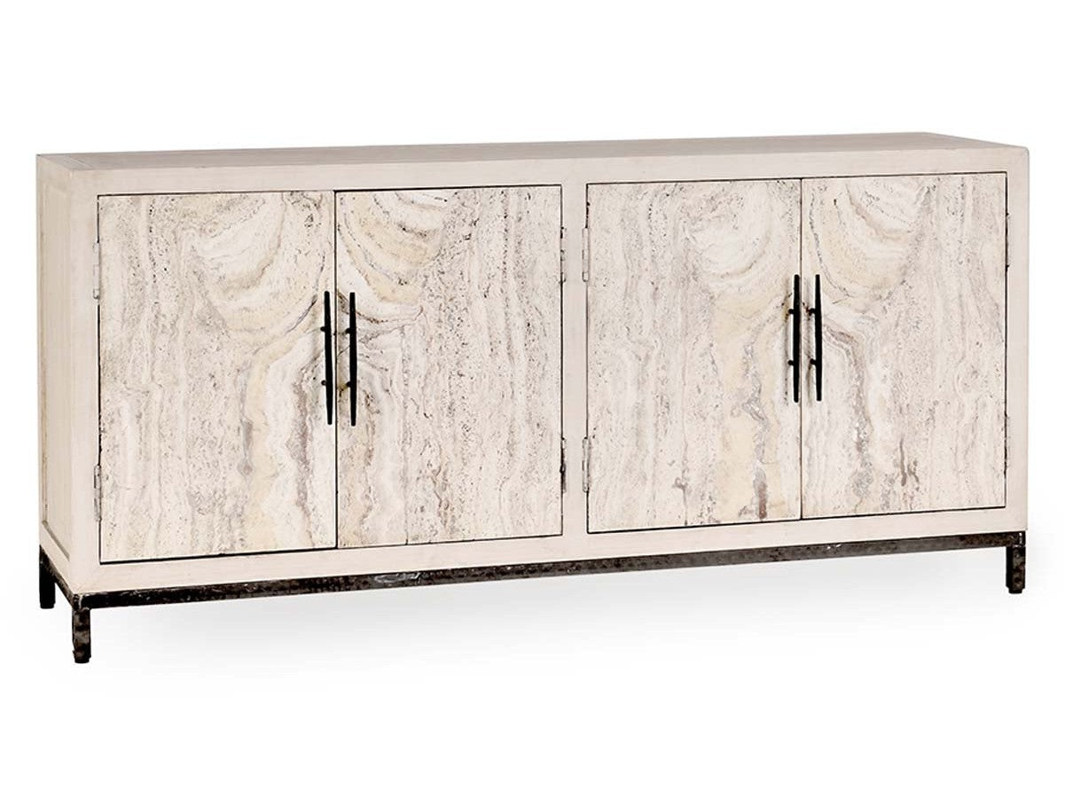 Lisbon Timeworn Cream Sideboard - Ornate Home