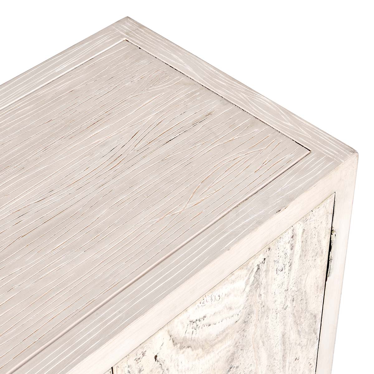 Lisbon Timeworn Cream Sideboard - Ornate Home