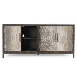 Lisbon Weathered Black Cabinet - Ornate Home