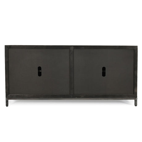 Lisbon Weathered Black Cabinet - Ornate Home
