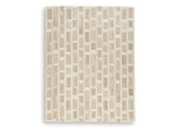 Lisgrove Tan/Brown/White Large Rug - Ornate Home