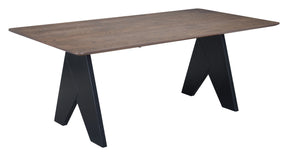 Lisse Espresso Rectangular Dining Table - Ornate Home