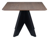 Lisse Espresso Square Dining Table - Ornate Home