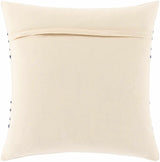 Listie Beige Navy Striped Accent Pillow - Ornate Home
