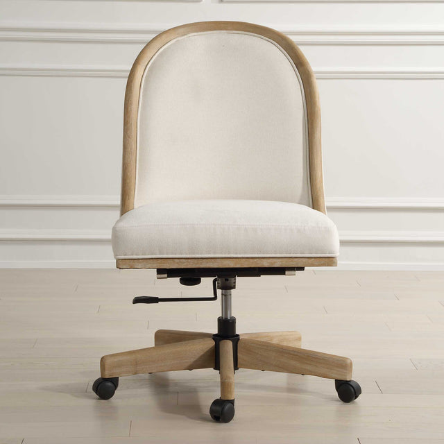 Lithe Light Oak Desk Chair - Ornate Home