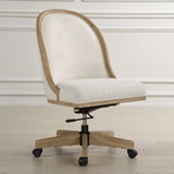 Lithe Light Oak Desk Chair - Ornate Home