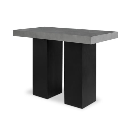 Lithic Dark Grey Outdoor Bar Table - Ornate Home