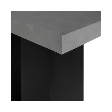Lithic Dark Grey Outdoor Bar Table - Ornate Home