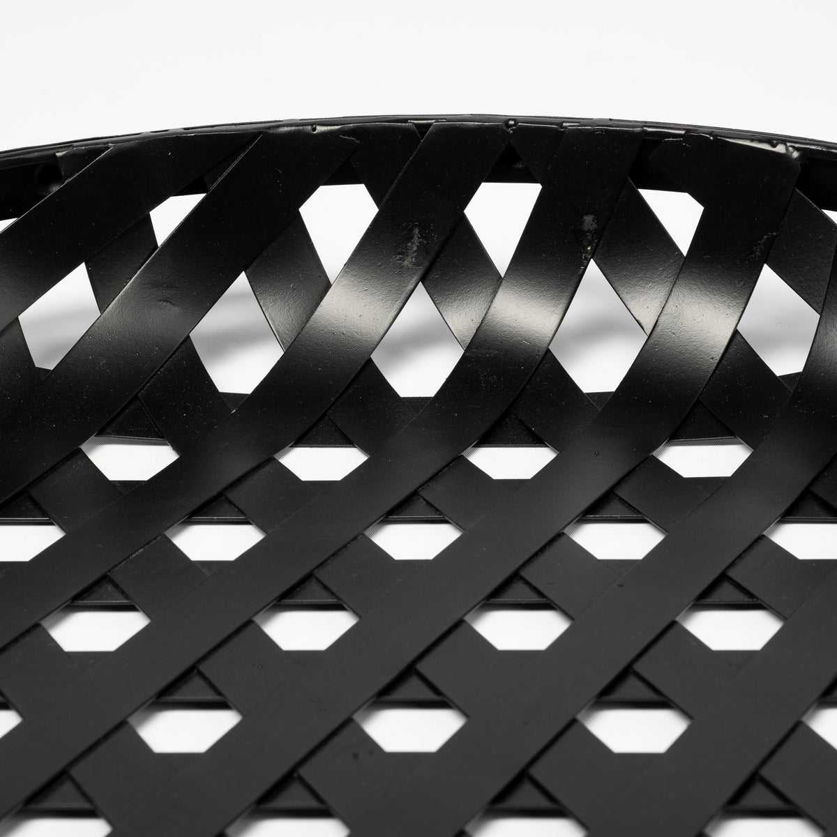 Lito Black Woven Metal Round Serving Trays (Set of 2) - Ornate Home
