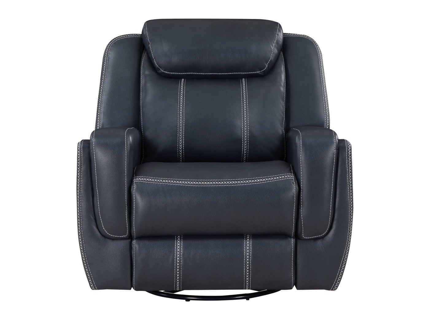 Littleton Blue Power Reclining Chair - Ornate Home