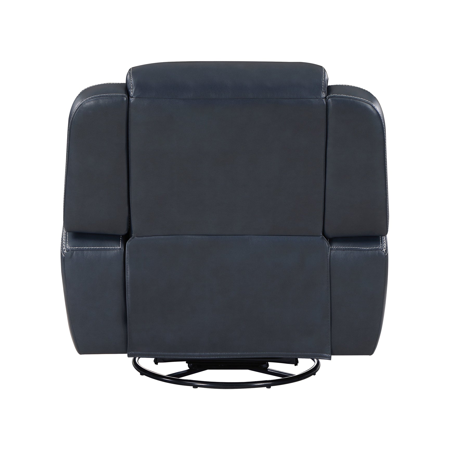Littleton Blue Swivel Glider Reclining Chair - Ornate Home