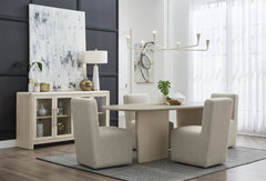 Liv Brun Fully Upholstered Dining Chair (Set of 2) - Ornate Home