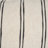 Liv Cream/Black 13x21 Pillow Cover with Down Filler - Ornate Home