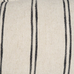 Liv Cream/Black 13x21 Pillow Cover with Non-Allergen Filler - Ornate Home