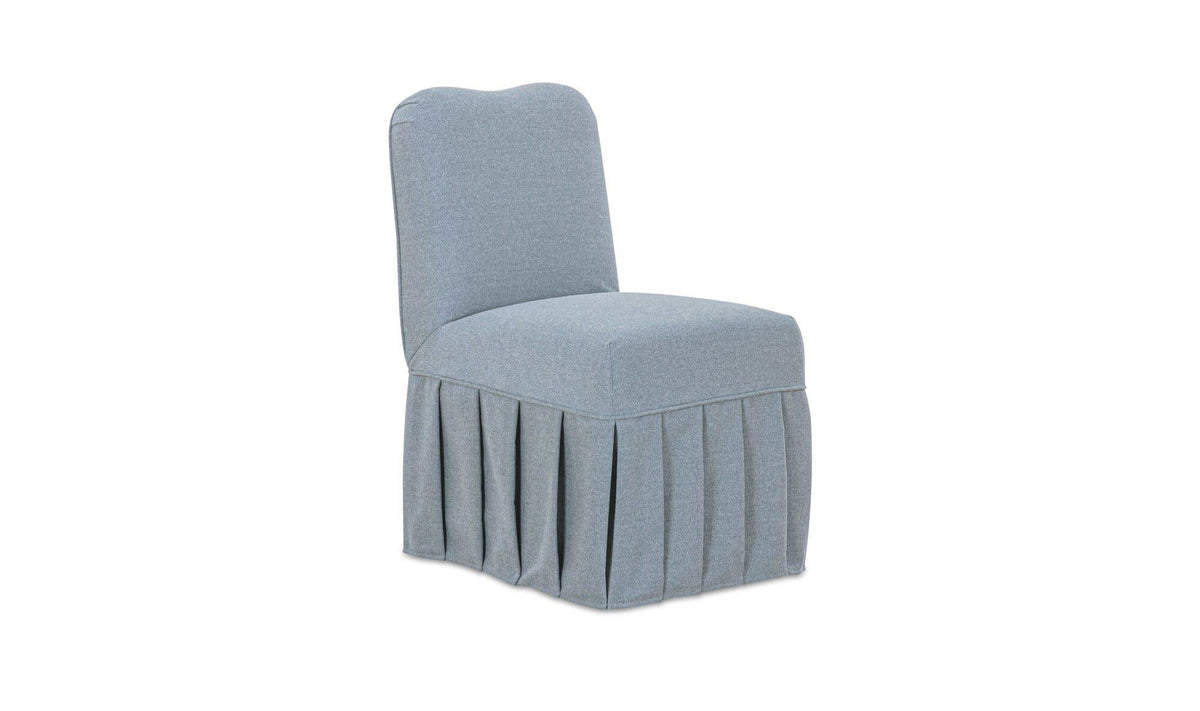 Liv Light Blue Slipcover Dining Chair (Set of 2) - Ornate Home