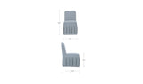 Liv Light Blue Slipcover Dining Chair (Set of 2) - Ornate Home