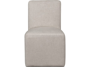 Liv Natural Fully Upholstered Dining Chair (Set of 2) - Ornate Home