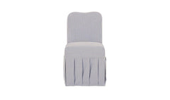 Liv Navy Stripe Slipcover Dining Chair (Set of 2) - Ornate Home