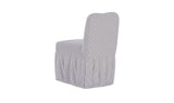 Liv Navy Stripe Slipcover Dining Chair (Set of 2) - Ornate Home
