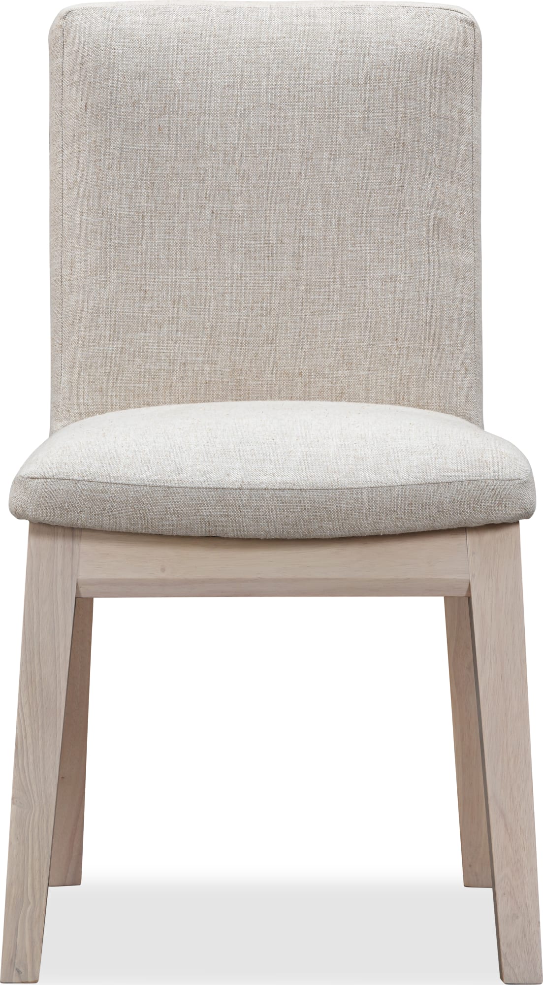 Liv White Sand/Natural Solid Wood Dining Chair (Set of 2) - Ornate Home